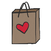 Happy Paper Bag Sticker