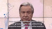 Antonio Guterres World Press Freedom Day GIF by GIPHY News