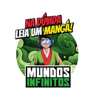 mundosinfinitos mundosinfinitos mundosinfinitosbrasil mundosinfinitosbr leiamangami Sticker