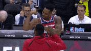 dwight howard handshake GIF by NBA