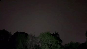 Lightning Flashes in Surrey Night Sky