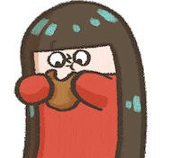 Angry Comida Sticker by MillyMilly 咪哩咪哩