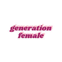 Sticker by Generation Female Global