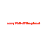 iampayingattention sorry planet badass adhd Sticker