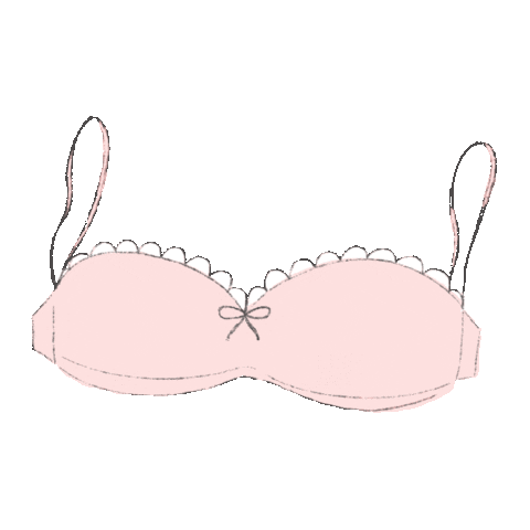 quitanp pink underwear bra laundry Sticker