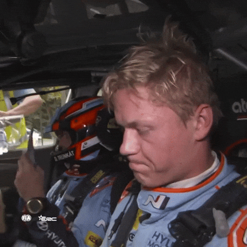 Angry Driver GIF by FIA European Rally Championship