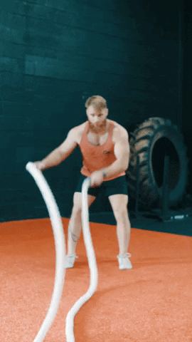 Honehealth giphyupload fitness workout battle ropes GIF