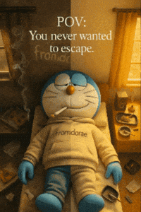 Two Face Smoking GIF