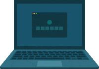 tech computer Sticker by Myki Security