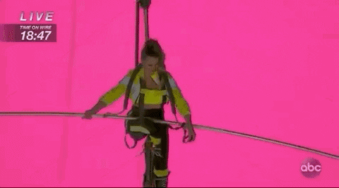 Nik Wallenda Highwire Live GIF by Volcano Live! with Nik Wallenda