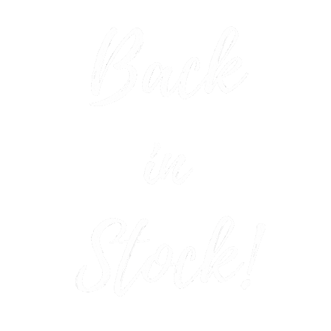 Back In Stock Sticker by Vicky&Nico