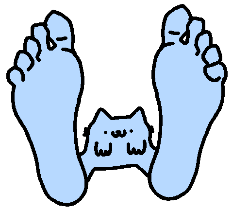 Cat Chilling Sticker by sillynub