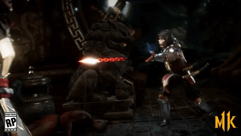 split fatality GIF by Mortal Kombat 11
