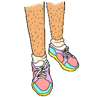 Legs Dancing Sticker