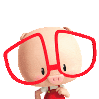 Pondering Let Me Think Sticker by UpStudiosWorld