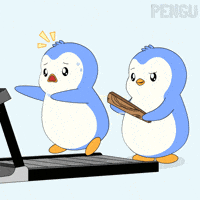 Personal Trainer Running GIF by Pudgy Penguins