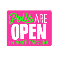 Vote Early North Carolina Sticker by Creative Courage