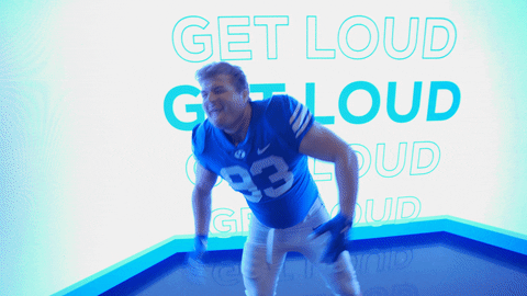 Angry Get Loud GIF by BYU Cougars