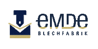 Blechfabrik metall emde abkanten Sticker