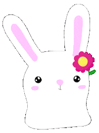 Spring Bunny Sticker by La Pradera Online