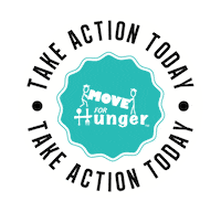 Badge Volunteer Sticker by Move For Hunger
