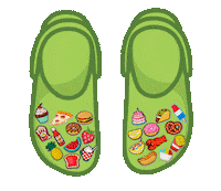 walk nom Sticker by Crocs Shoes