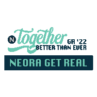 Get Real Sticker by Neora