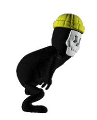 Skull Dancing Sticker by JohnsonnLe