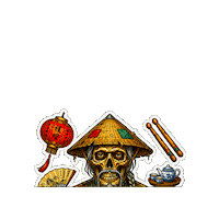 China Halloween Sticker