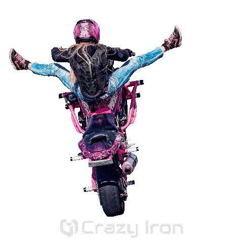 Motorcycle Stuntbike Sticker by Crazy Iron