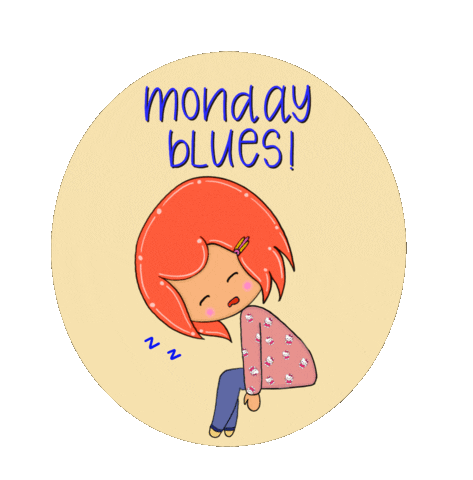 letteritwithbella giphyupload monday weekday monday blues Sticker