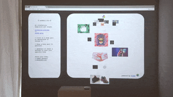 bitforms gallery exquisite gif corpse GIF by Walter Wlodarczyk