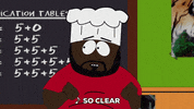chef classroom GIF by South Park 