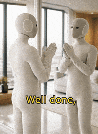 Awesome Cheers GIF by 1X Technologies