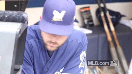 milwaukee brewers travis GIF by MLB