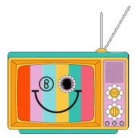 Happy Rainbow Sticker by Basha Market