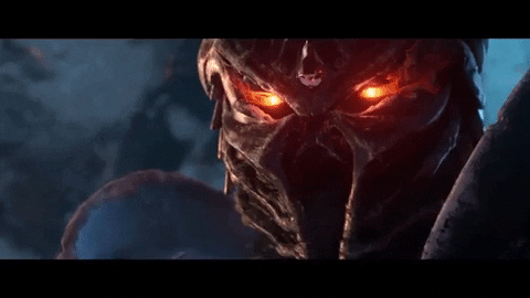 sirenblackmoor giphygifmaker world of warcraft shadowlands lich king GIF