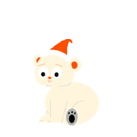 Polar Bear Christmas Sticker by BearJam
