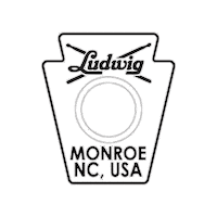 Drum Kit Badge Sticker by Ludwig Drums
