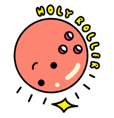 Bowling Ball Sticker Sticker by CYN