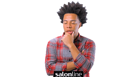 black power no Sticker by Salon Line