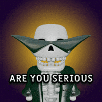 MediocreMetastasis what huh skeleton seriously GIF