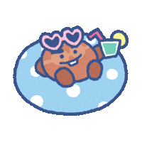 Vacation Tube Sticker by BT21