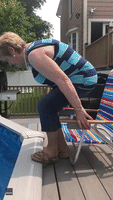 'Oh Lord Help Me!' Irish Woman Hilariously Braves Swimming Pool