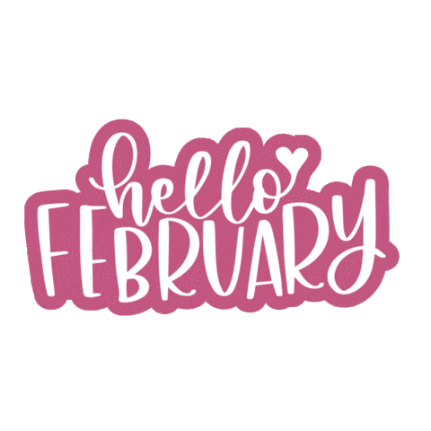February Hello Sticker by bloom daily planners