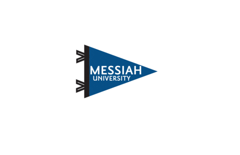 Blue And White Flag Sticker by Messiah College