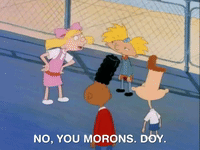 hey arnold nick splat GIF