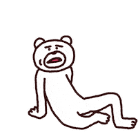 たかだべあ What Sticker by takadabear