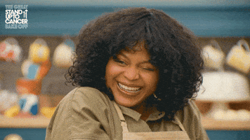 Nervous Thanks GIF by The Great British Bake Off