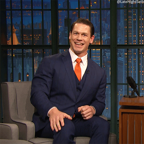 John Cena Smile GIF by Late Night with Seth Meyers